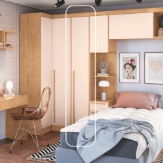 Guarda-roupa Modulado 1 Porta Infinity - Móveis Castro