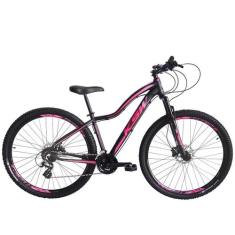 Bicicleta Aro 29 KSW MWZA 2020 Feminino Altus 24v Hidráulico, Preto, R
