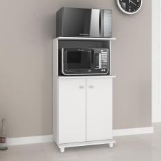 Balcão Multiuso 2 Portas com Espaço para Microondas BL3307 Branco