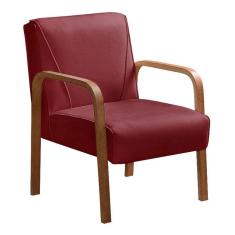 Poltrona Decorativa Anita Cadeira Moderna Sala Recepção Bella Decor