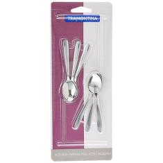 Conjunto de colheres para café Tramontina Havai aço inox 6 peças