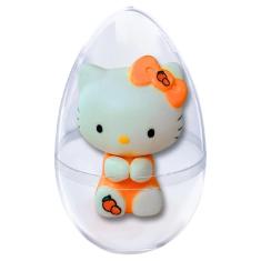 Boneco No Ovo Agarradinho Fofo Divertido Hello Kitty Laranji