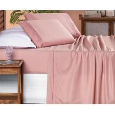 Jogo De Lençol Casal King Bordado Degrade 200 Fios Allegra - Bia Enxov