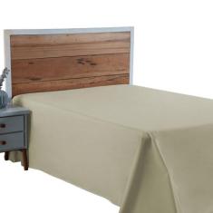Lençol Cama Box Queen 01 Peça Percal 300 Fios Liso SEM ELÁSTICO 100% A
