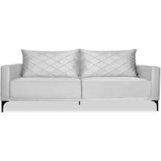 Sofa Living 3 Lugares Nori 220cm Veludo Deluxe 2223 Ezz