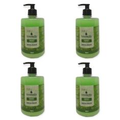 Kit 4 Sabonete Líquido 500ml Pump com Hidratante PH Antialérgico da Se