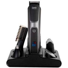 Kit Barbeador Eletrico Quanta QTAPK20 (12 Em 1) Recarregavel
