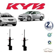 Par amortecedor dianteiro toyota corolla fielder 2003 2004 2005 2006 2007 2008 kayaba