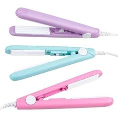 Mini Chapinha Prancha de Cabelo Portátil para Franja e Barba Premium Presente Mini Kit Viagem Travel