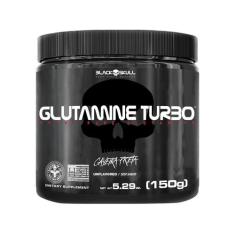 Glutamine L-Glutamina Pura Turbo 150G - Black Skull