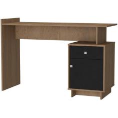 Escrivaninha Lisboa com 1 Gaveta e 1 Porta B33 Linha B's Emovell, Mel 
