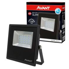 Refletor Led 30w Cob Avant Slim  Ip65 Branco Frio 6500k