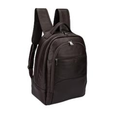 Mochila Coporativo - Classico Couro Legítimo 30L - Compartimento Notebook - Produzido na Serra Gaucha - (Café) - 5001