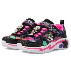 Skechers Tênis feminino Snuggle Sneaks Skech Squad, Preto/Multi, 15