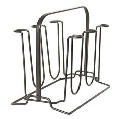 Suporte para 6 Copos, 24cm, Preto, Arthi