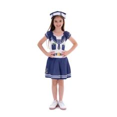 Fantasia De Marinheira Infantil,carnaval,almirante,feminina - Fantasia