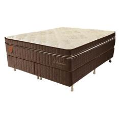 Cama Box King Size (Box + Colchão) 193X203X73 Prorelax Mediterrâneo Mo