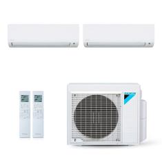 Ar-Condicionado Multi Split Inverter Daikin 24.000 BTUs (1x Evap HW 9.000 + 1x Evap HW 18.000) Quente/Frio 220V