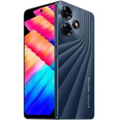 Smartphone Infinix Hot 30 8gb De Ram 256gb, 50mp E 8mp, Carregamento Rápido 33w, Bateria 5000mah, Tela 6,78 Fhd+ 90hz, Dual Chip Preto