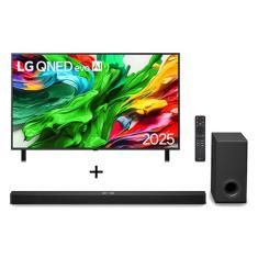 Combo Smart TV LG QNED evo AI QNED85 86" + Soundbar LG S90TY 5.1.3 Canais, 570W RMS, Dolby Atmos - 86QNED85ASG.S90TY