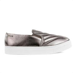 Tênis Via Uno Moda Slip On Feminino-Feminino