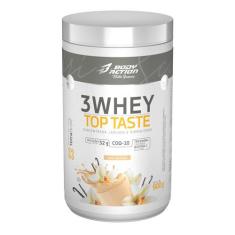 Whey Protein 3W Top Taste 900g Bodyaction - Body Action, Baunilha