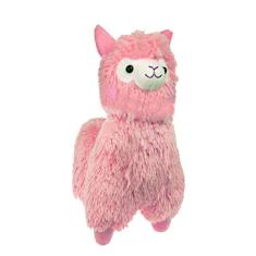 TOLLION Fofinho Rosa Macido Rosa Alpaca Lhama Cordeiro Brinquedo -7 "Stuffed Animal Almofada Pelúcia Boneca Valentim Presente Novo Bebê Presente 