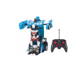 Carrinho Transform�vel Controle Remoto Megaformers Auto Neptune Azul Multikids - BR1652