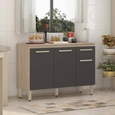 Balcão de Cozinha 3 portas 1 gaveta Dama Demóbile