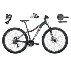 Bicicleta Aro 29 Feminina Absolute Mia 3 Shimano Altus 27v K7 Cabos Internos Freio Hidráulico Trava-Feminino