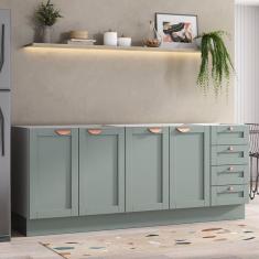 Cozinha Modulada 3 Peças sem Tampo 2 Balcões Arizona CabeCasa MadeiraMadeira