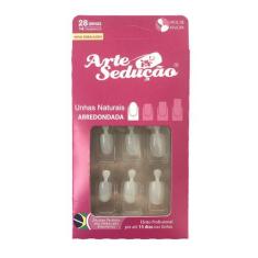 Unhas Postiças Natural Arte Sedução, Arredondada