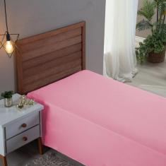 Roupa Cama Solteiro 300 Fios Lençol Virol Sem Elástico de Algodão - MF