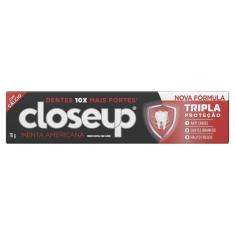 Creme Dental com Flúor Closeup Triple Menta Americana 70g