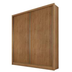 Guarda Roupa Solteiro 2 Portas 3 Gavetas Virtus - Cumaru - Móveis Novo Horizonte