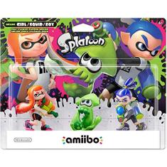 Amiibo Splatoon 3 Pack Inkling Girl, Boy E Squid
