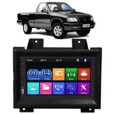 Kit Multimidia MP5 Blazer S10 95 98 99 00 7 Pol TouchScreen Rádio BT -