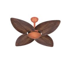 Ventilador Teto Cobre 4 Pás Mdf Silencioso Winds Ventax 220V, 220V