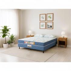 Cama Box Casal Castor Sleep Max D45 138x188x52 + Box Castor