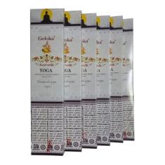 Incenso Goloka Ayurvedic Massala Yoga Cx.6un.15g