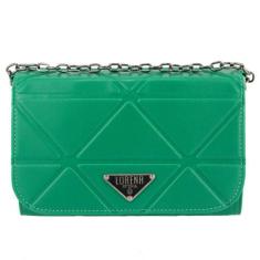 Bolsa feminina pequena transversal Bolsa com alça em corrente Grafite 