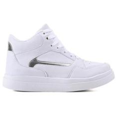 Botinha de Academia Fitness Tênis Feminino Fit Esportivo Cano Alto Caminhada Treino-Feminino