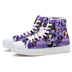 Tênis Cano Alto Anime Naruto Hinata 2 Novidade-Unissex