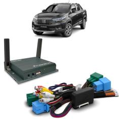 Espelhamento de Celular Fiat Strada 2021 Faaftech FT-VF-UC4