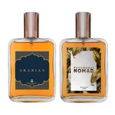 Kit Perfume Masculino - Arabian + Patchouli Nomad 100ml - Essência do 