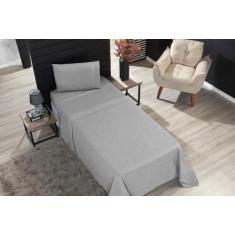 Jogo de lençol Solteiro 400 fios 3pç ponto palito - SAFIRA ENXOVAIS, L