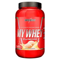 Integralmedica My Whey Proteína em Pó - 21g de Proteína por Porção - Alta Concentração de BCAAs - Pote 900g (900g, Baunilha)