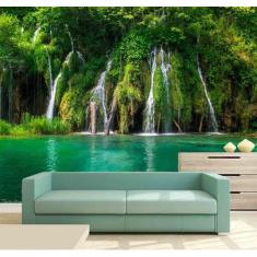 Papel de Parede - Painel Adesivo Cachoeira 3D 3M² na 029 - Voce Decora