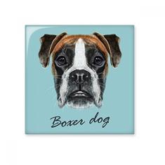 Lop-eard Boxer Dog Pet Animal Cerâmica Decalque Brilhante Pedra Adorna