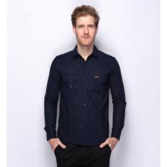 Camisa Social Masculina Teodoro Lisa Algodão E Linho Moderna